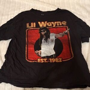 Lil Wayne Graphic Black T-Shirt
